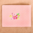 Обложка на зачетку Розовая с цветами