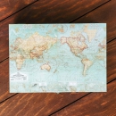 Шкатулка Карта мира (дерево)