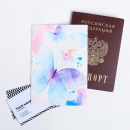 Обложка для паспорта Акварельные бабочки