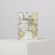 Обложка для паспорта Ретро карта