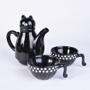 Чайник с кружками Кошка