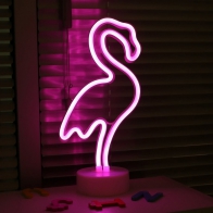 Неоновый светильник Фламинго